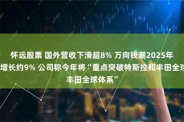 怀远股票 国外营收下滑超8% 万向钱潮2025年净利润增长约9% 公司称今年将“重点突破特斯拉和丰田全球体系”